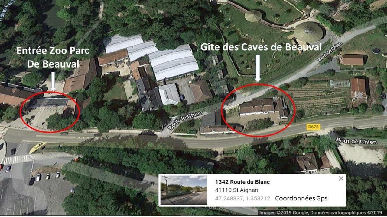 Gîte Caves de Beauval  Saint-Aignan  Esterno foto